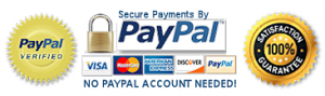 secure payment by paypal no paypal account needed paypal verified 100% satisfaction guarantee